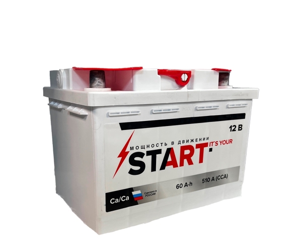 Аккумулятор START, 60 Ah, обратная полярность